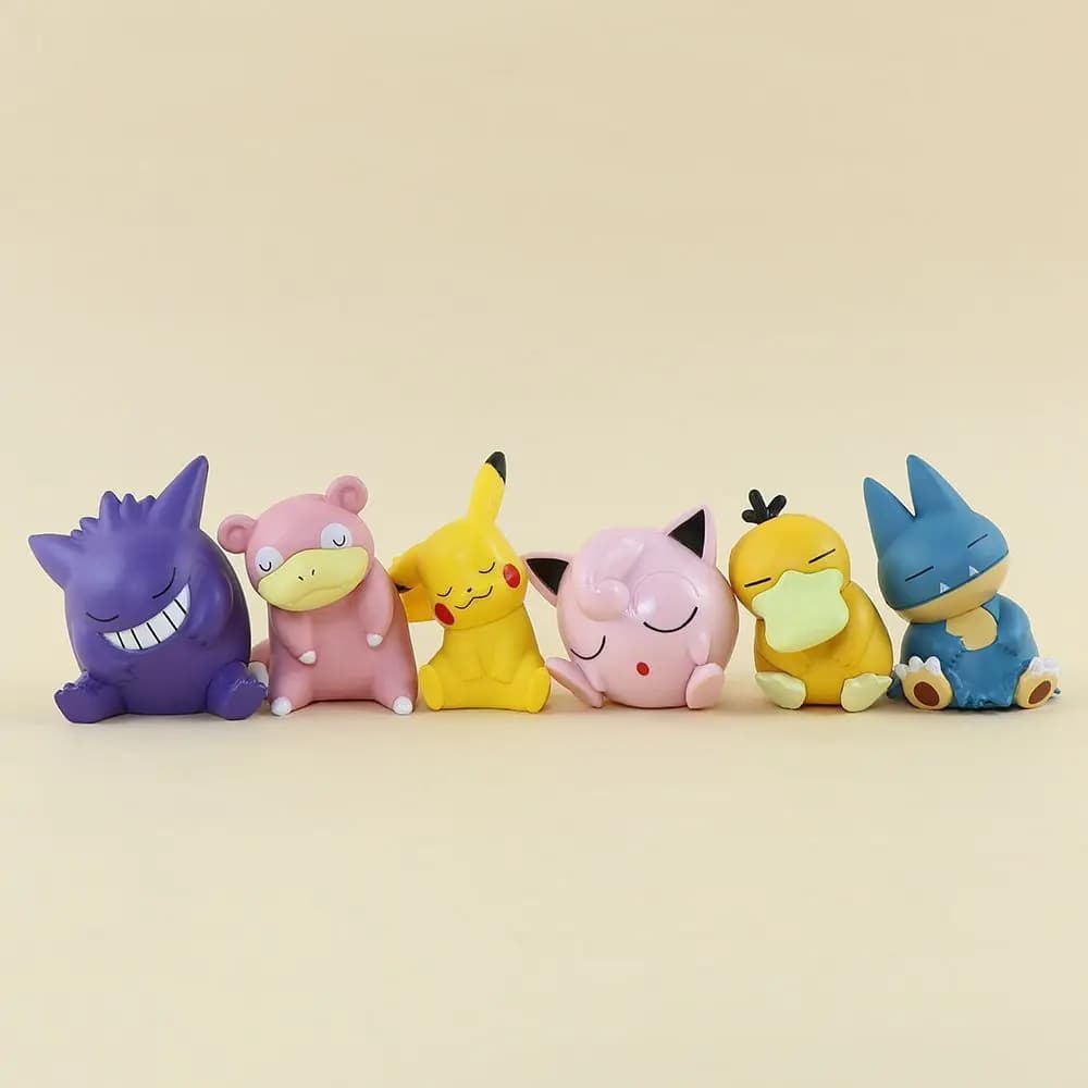 Figurine mignonne Pokémon pour décoration de tableau de bord de voiture, figurine de voiture miniatu