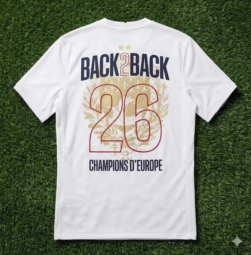 Nouveau T-shirt de football 2026 - T-shirt d'été en coton ample à manches courtes pour hommes et fem