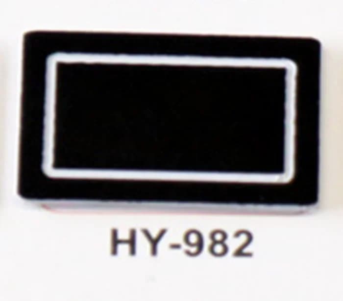 Panneau bicolore en ABS haute densité, 3 pièces, 300x400mm, tricot Stéphane 1,3mm, différentes coule