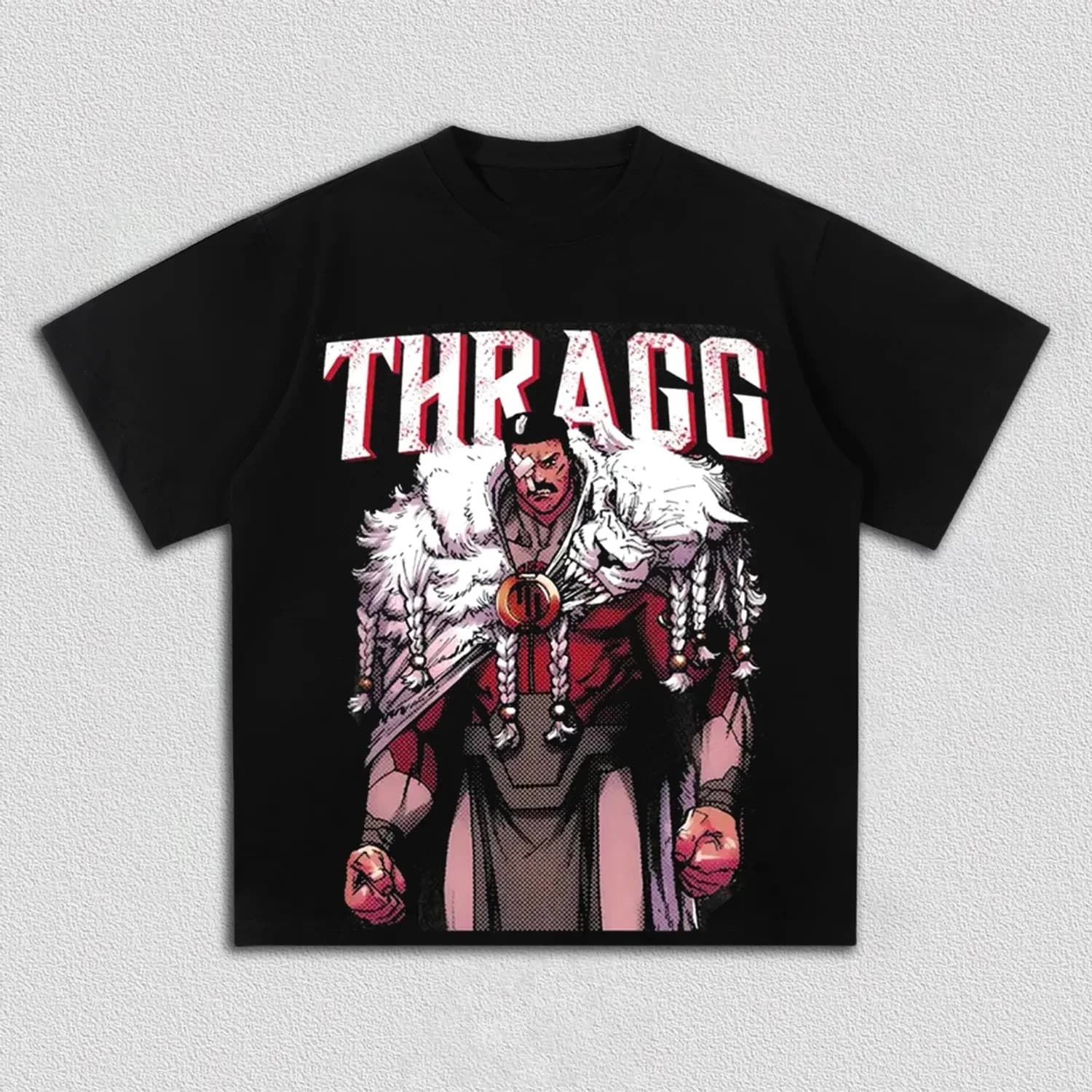 T-shirt unisexe en coton 100% avec graphique Anime Invincible Thragg 2026, T-shirt Vintage pour homm