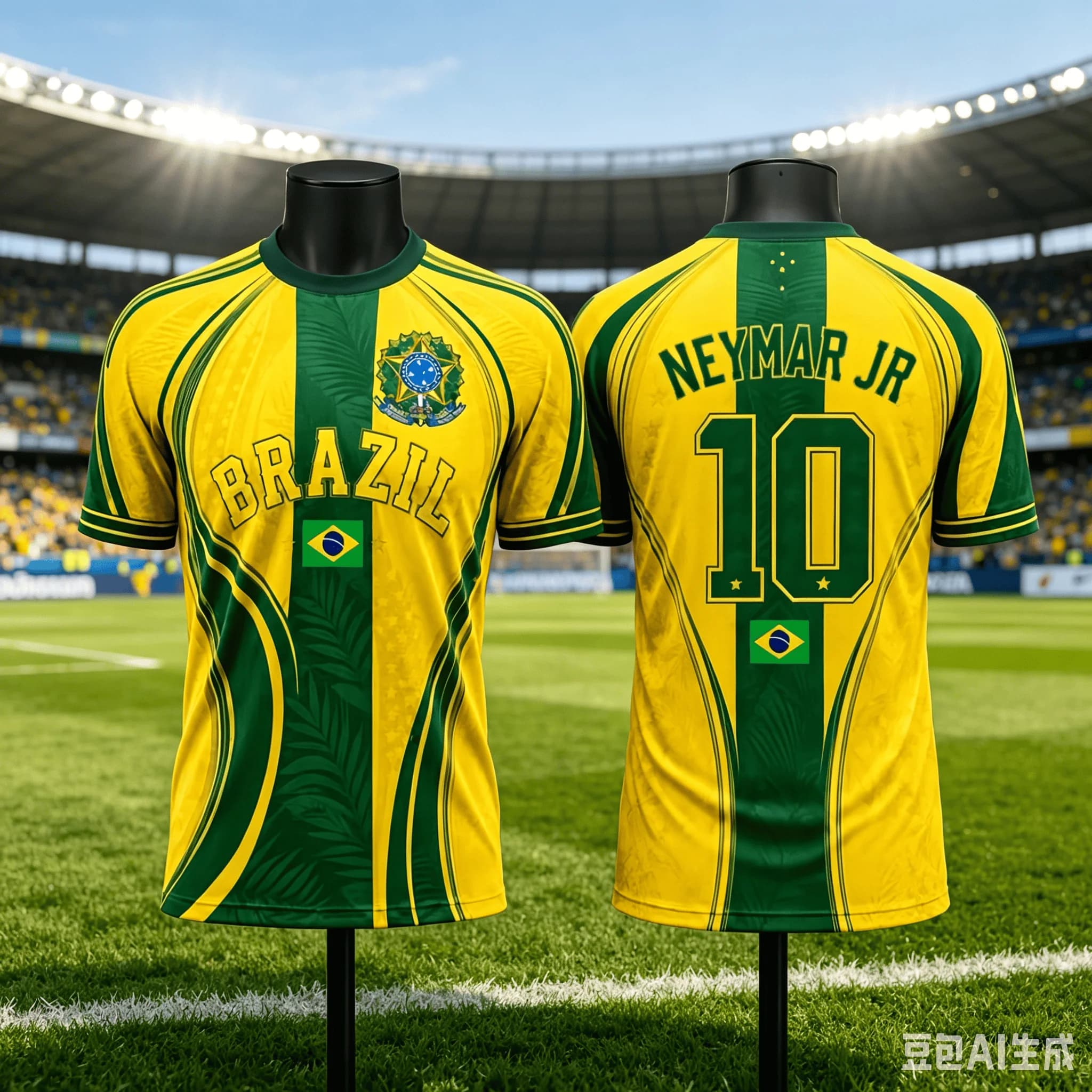 Nouveau Maillot de Football Brésilien Cinq Étoiles 2026 pour Adultes et Enfants, Sport, Loisirs, Res