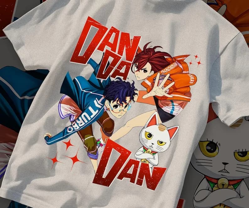 Dandadan Anime T-Shirt à la mode japonais Streetwear graphique T-Shirt cadeau parfait pour les Fans 