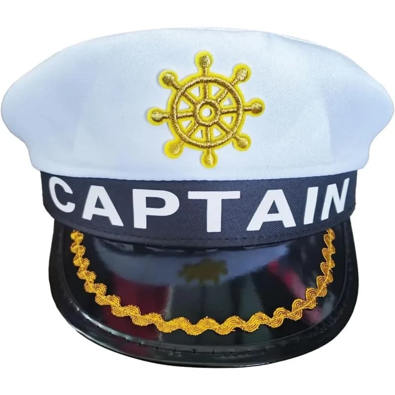 Un chapeau de capitaine de marine, idéal pour les fêtes à thème, les jeux de rôle, les costumes, les