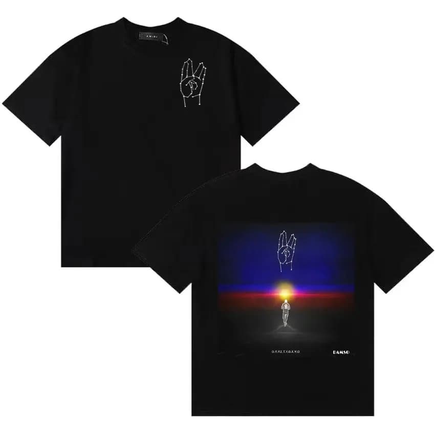 T-shirts à manches courtes surdimensionnés Damso Qalf Fashion Album Hip Hop pour hommes et femmes, d
