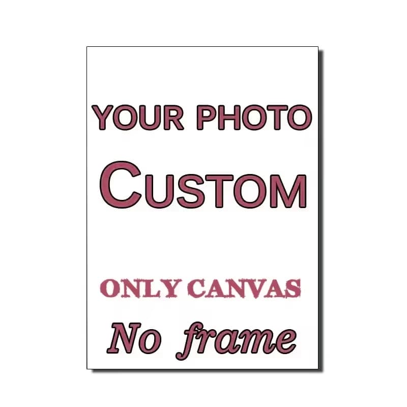 Impression sur toile photo sans cadre personnalisée, imprimez n'importe quelle photo que vous souhai