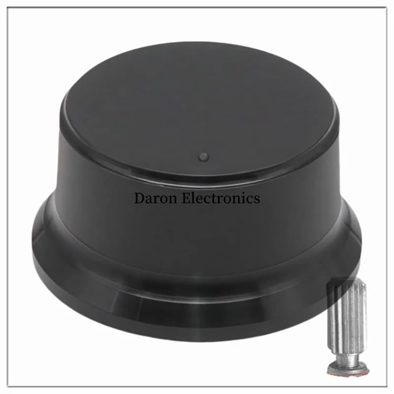 Bouton de réglage rotatif en aluminium 40*20 pour équipement audio et instrumentation, pour axe prun