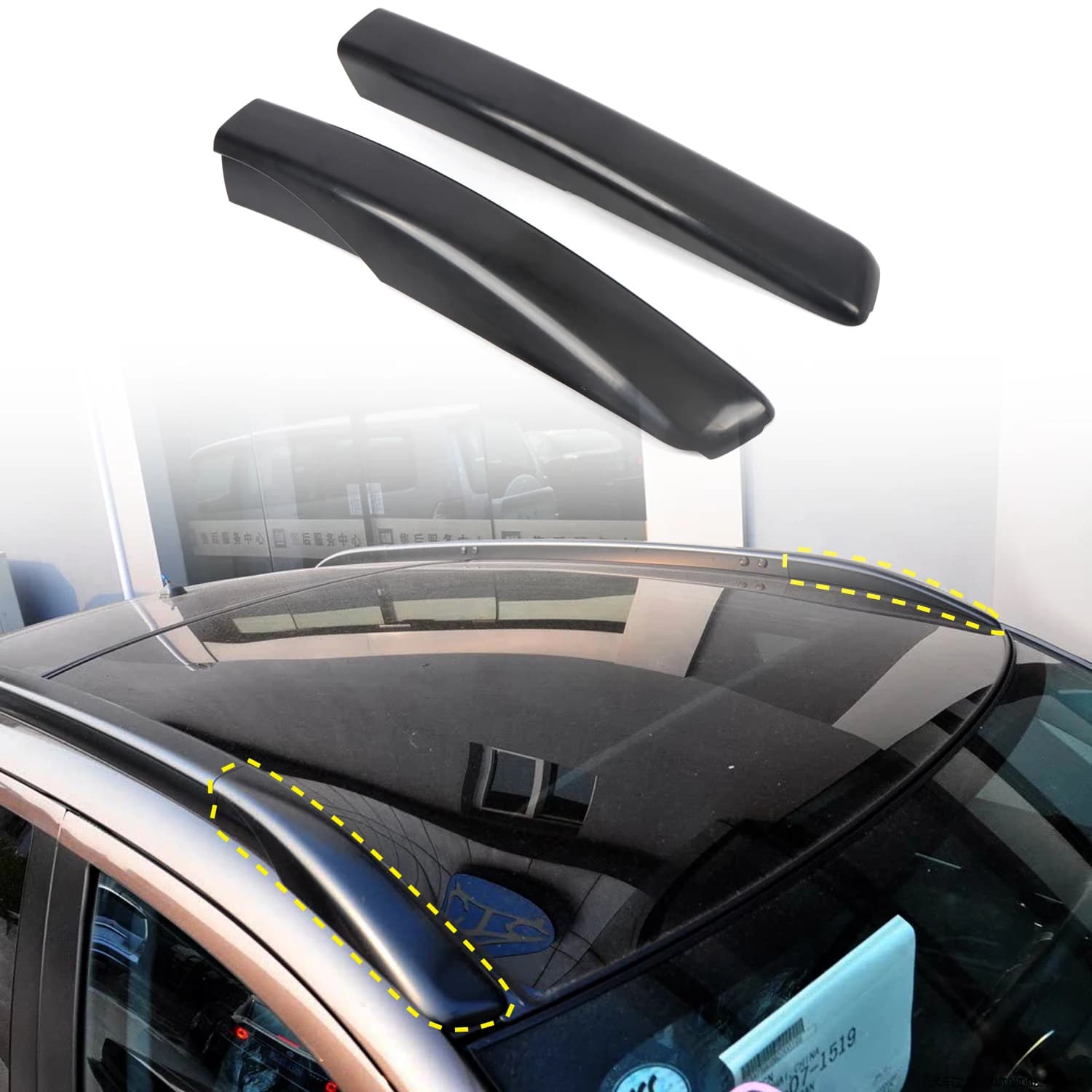 Couvercle de protection central pour porte-bagages en ABS, accessoires de voiture pour Mitsubishi Ou