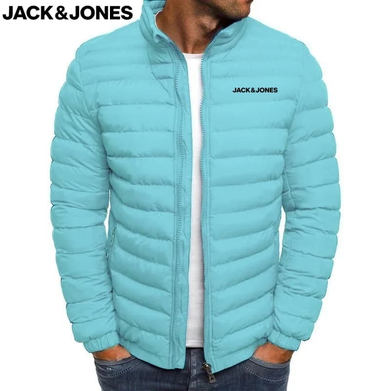 Jack Jones est achetant de nouvelles vestes épaisses chaudes et décontractées pour hommes et doudoun