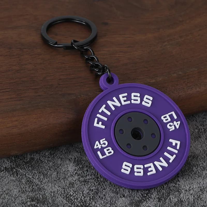 Porte-clés d'équipement de Fitness tendance pour femmes, avec breloque mignonne, accessoire décorati