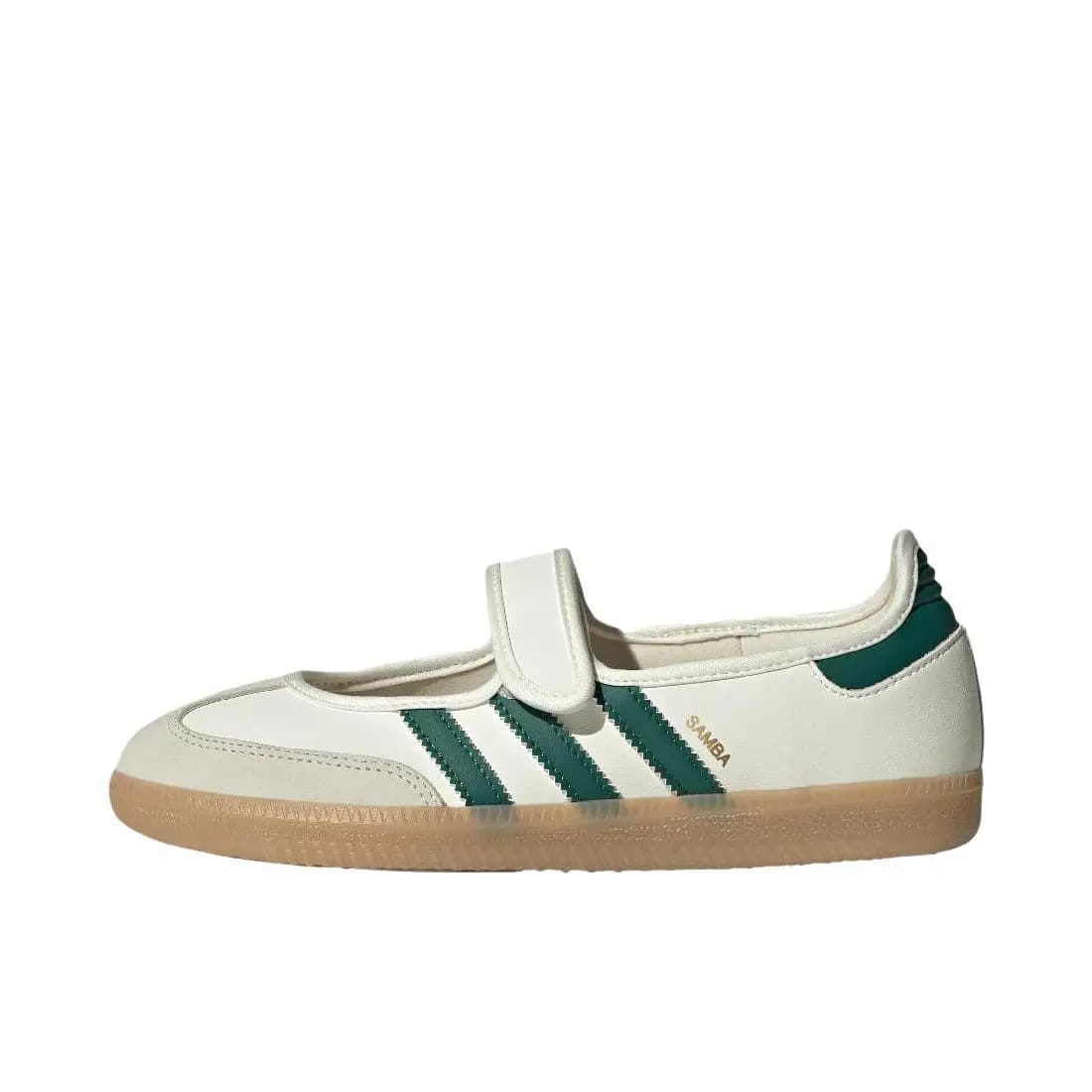 Adidas Originals Samba Jane Slip-ons – Chaussures basses à bout rond, fermeture Velcro, antidérapant