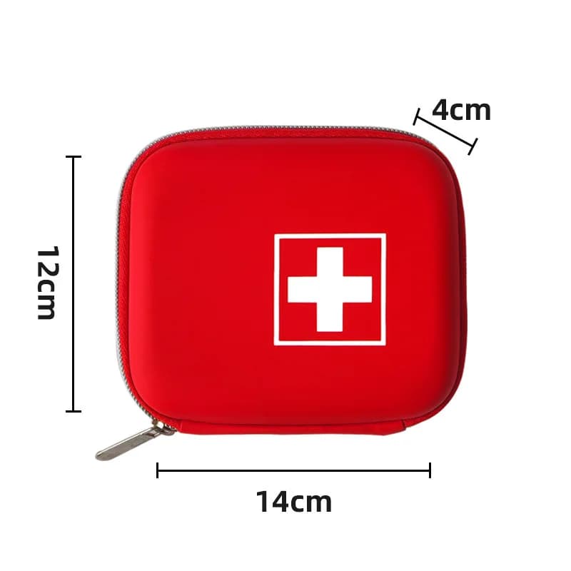Pochette de premiers secours étanche en PU vide, trousse médicale d'urgence portable mini pour voitu