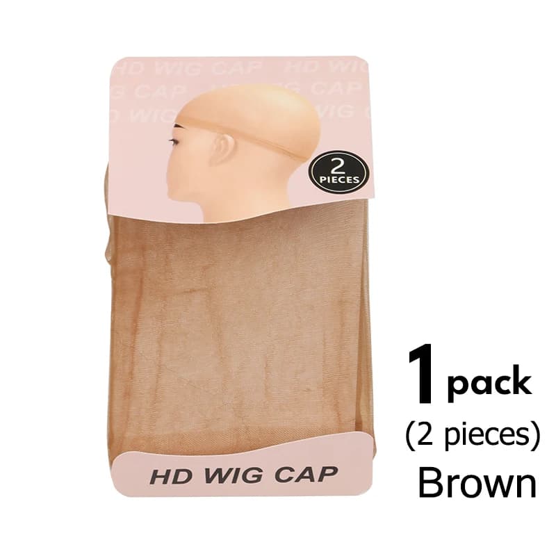 Bonnets de perruque HD pour perruques exécutives, filet à cheveux, noir, marron, beige, blanc, bonne