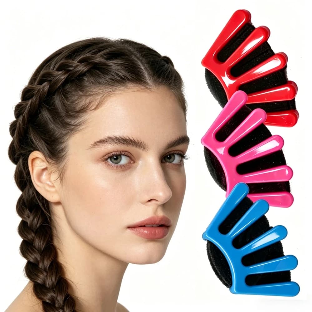 Ensemble d'outils de coiffure 3 pièces : accessoire pour faire un chignon rapidement, accessoire de