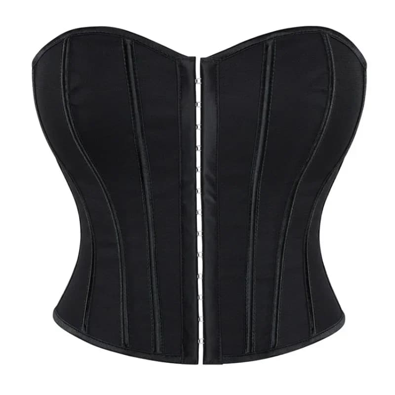 Corset blanc pour femmes, haut court, Bustier, gilet, Lingerie Sexy, modelant le corps, torse court,