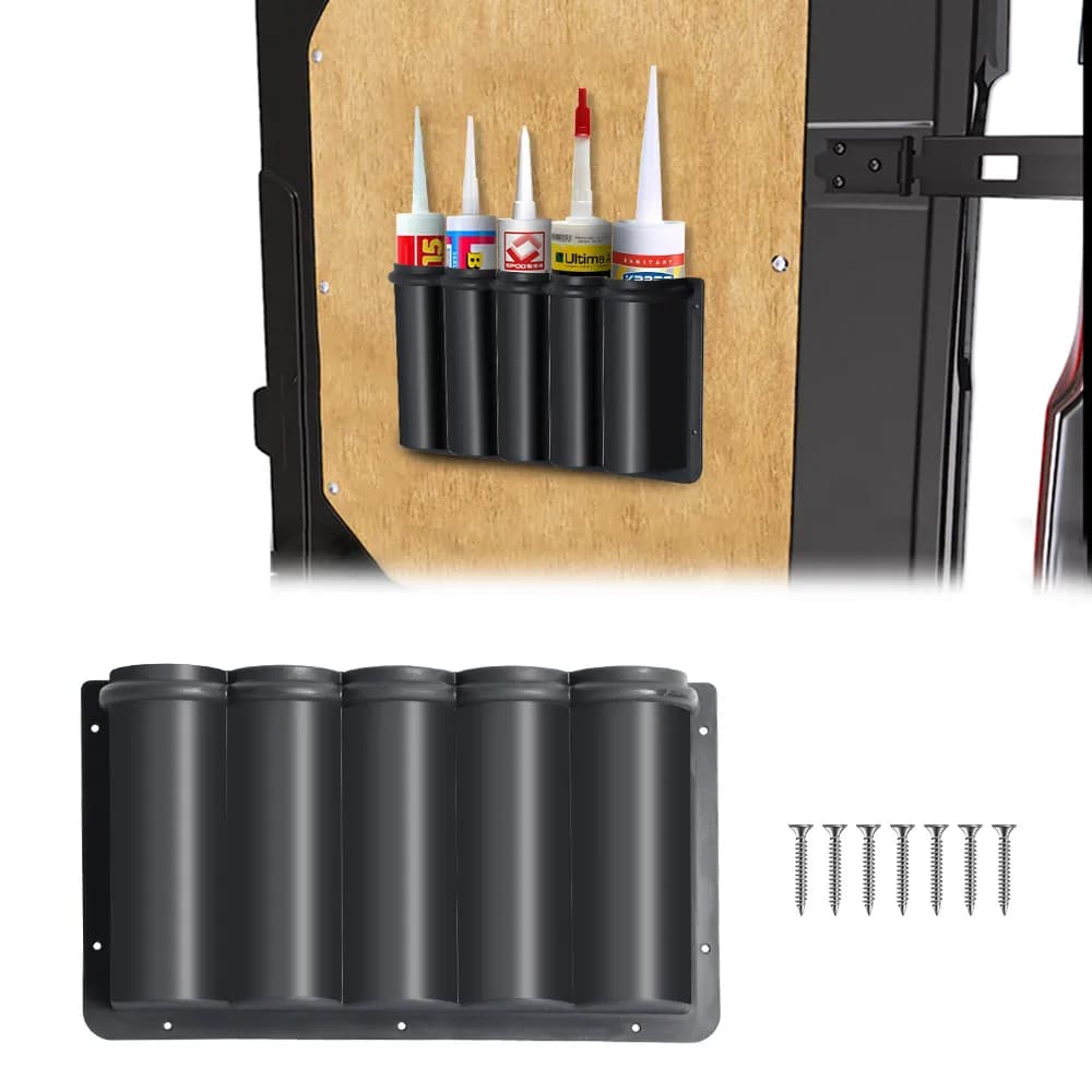 Support de rangement pour fourgonnette, camping-car, caravane, pour tubes de mastic silicone, adhési