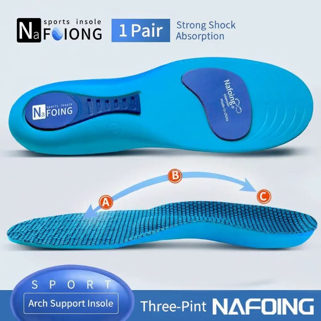 Semelles intérieures de Sport EVA pour pieds hommes femmes chaussures respirantes à Absorption des c