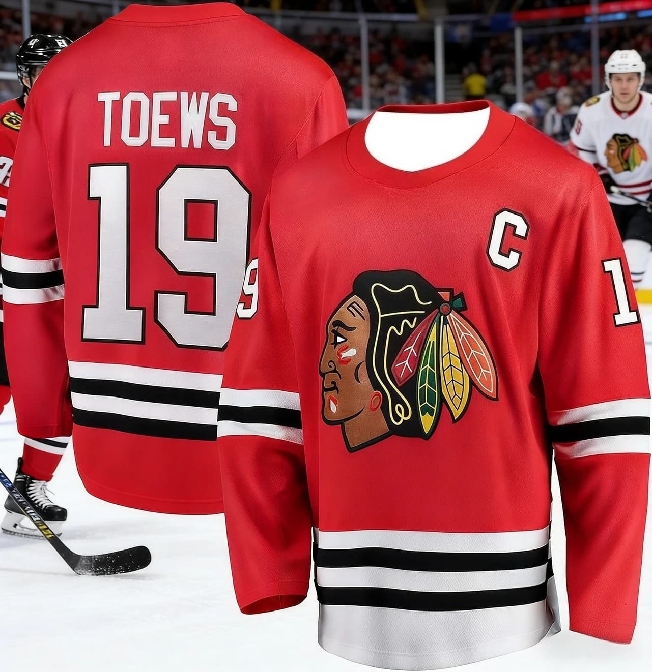 Maillot de hockey sur glace pour homme 2026 Chicago - Édition Breakthrough Rouge - Respirant, séchag