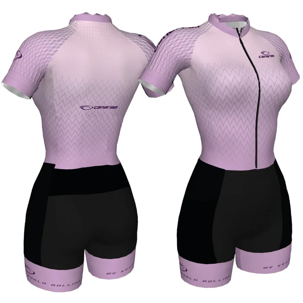 Canariam – combinaison de patinage à roulettes pour femmes, vêtements de course rapide, cyclisme, tr