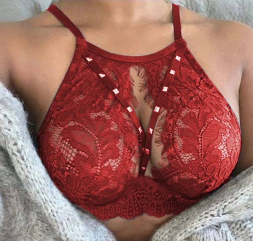 Sous-vêtements Bralettes chaud Lingiere femmes soutien-gorge élégant dentelle Calcinha pure conforta