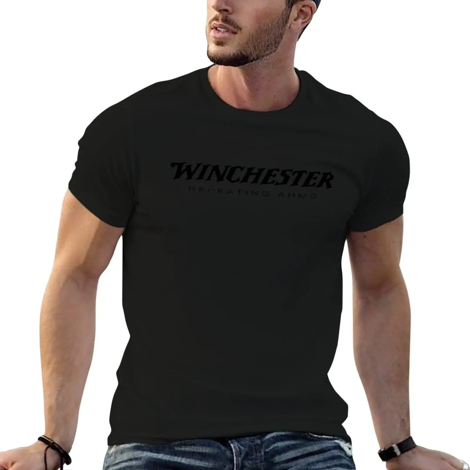 T-Shirt Winchester Repeating Arms pour homme, t-shirt en coton de haute qualité, pack de t-shirts po