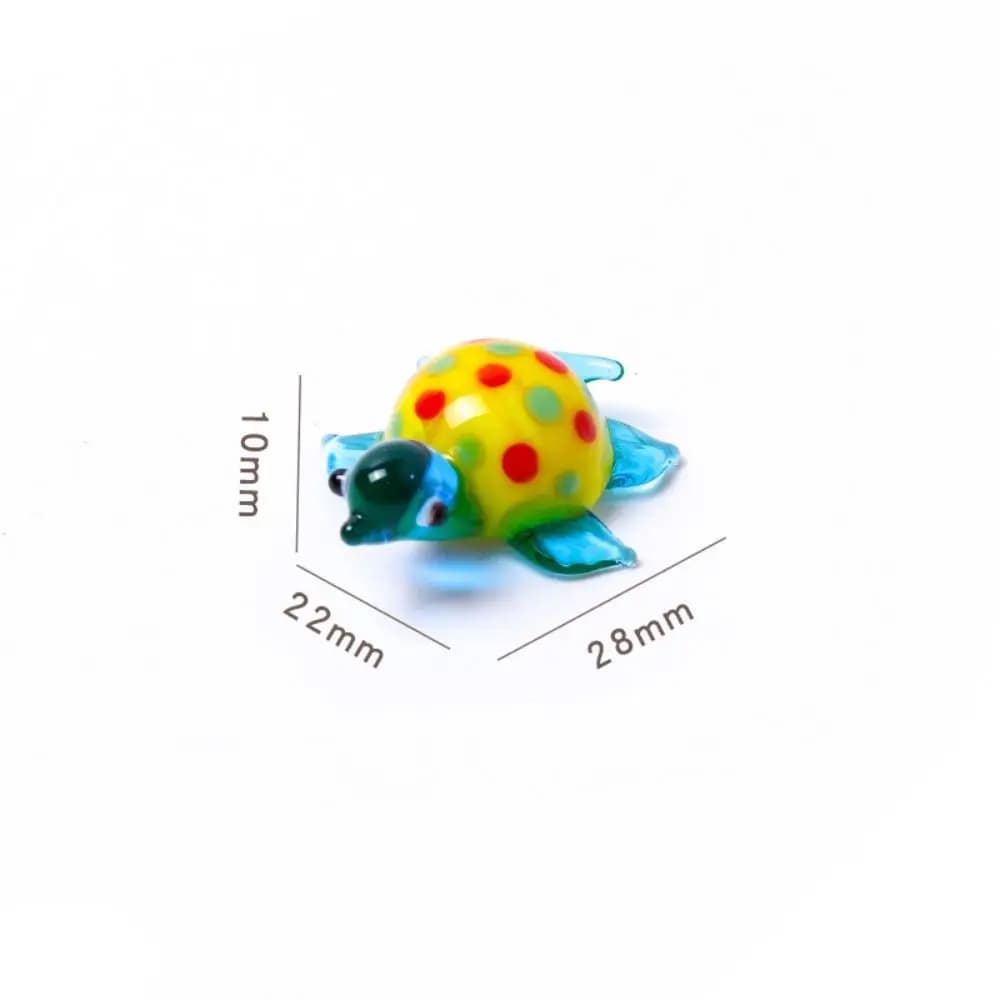 Mini Figurines de tortue artisanales, Statue d'animal légère et vive, accessoires décoratifs réalist