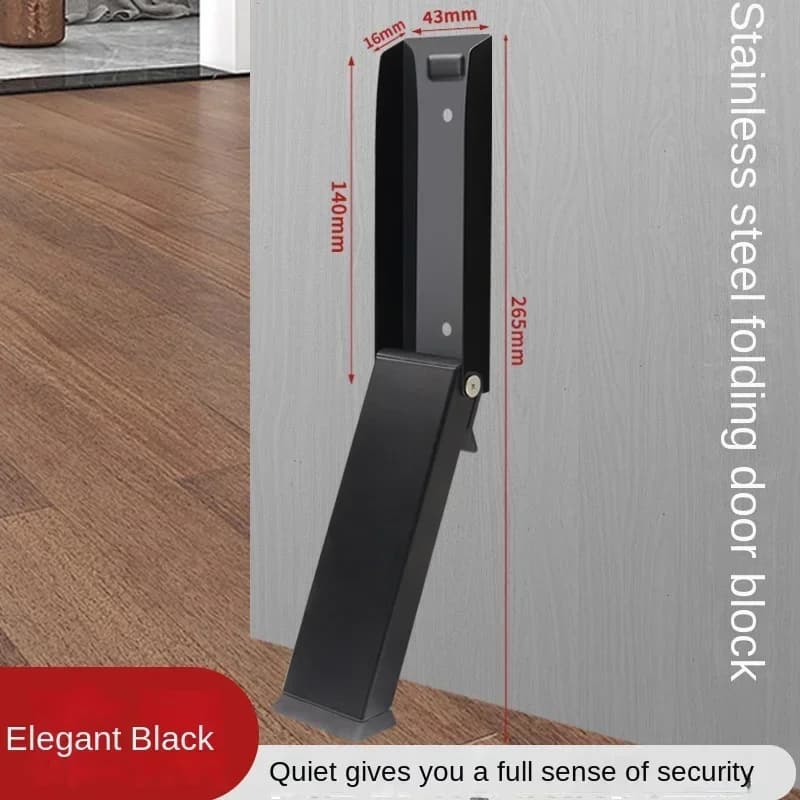 Butoir de porte de sécurité, bloqueur de porte en métal, coupe-vent, nouveau bloqueur d'espace de po