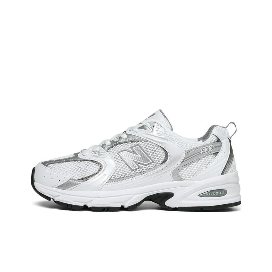 530 New Balance 'Blanc Métallisé Argent' MR530AD