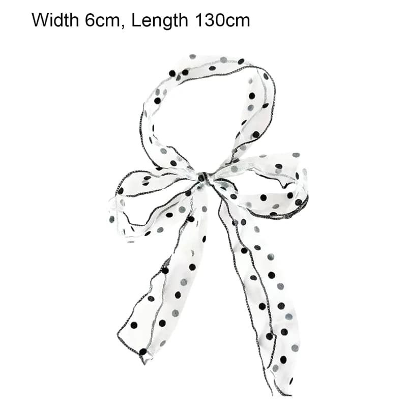 Écharpe en maille de dentelle douce pour femmes, accessoire de cou léger et polyvalent d'été avec ru