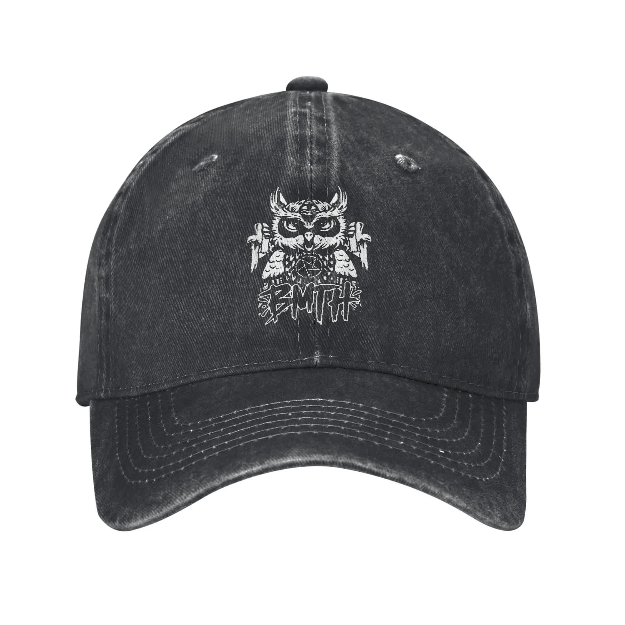 BMTH Bring Me The Horizon Sun Casquette de baseball British Rock Band Casual Hommes Adulte Lavé Chap