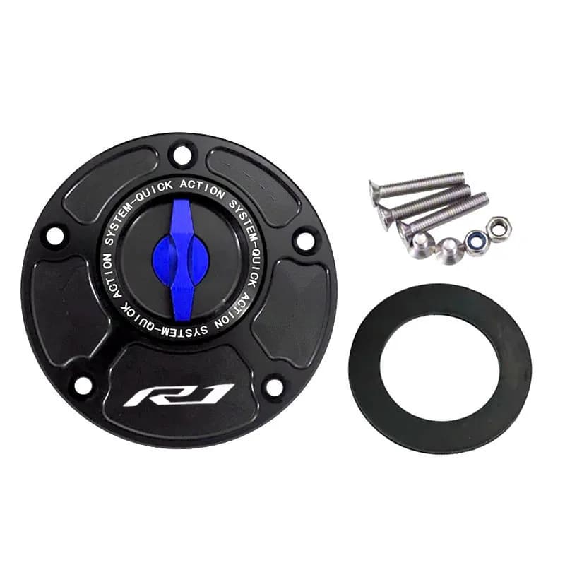 Bouchon de réservoir de carburant pour moto, accessoires en aluminium CNC pour YAMAHA R1 R1M YZF R1 