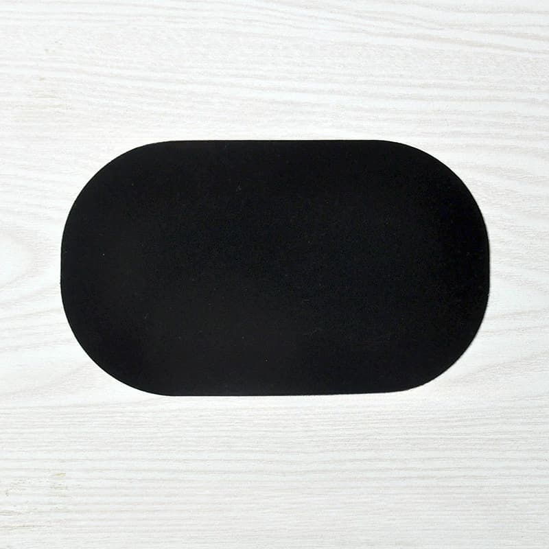 Kit de patchs de réparation ovales en velours pour vêtements, patchs de coude et de genou, pull, pan