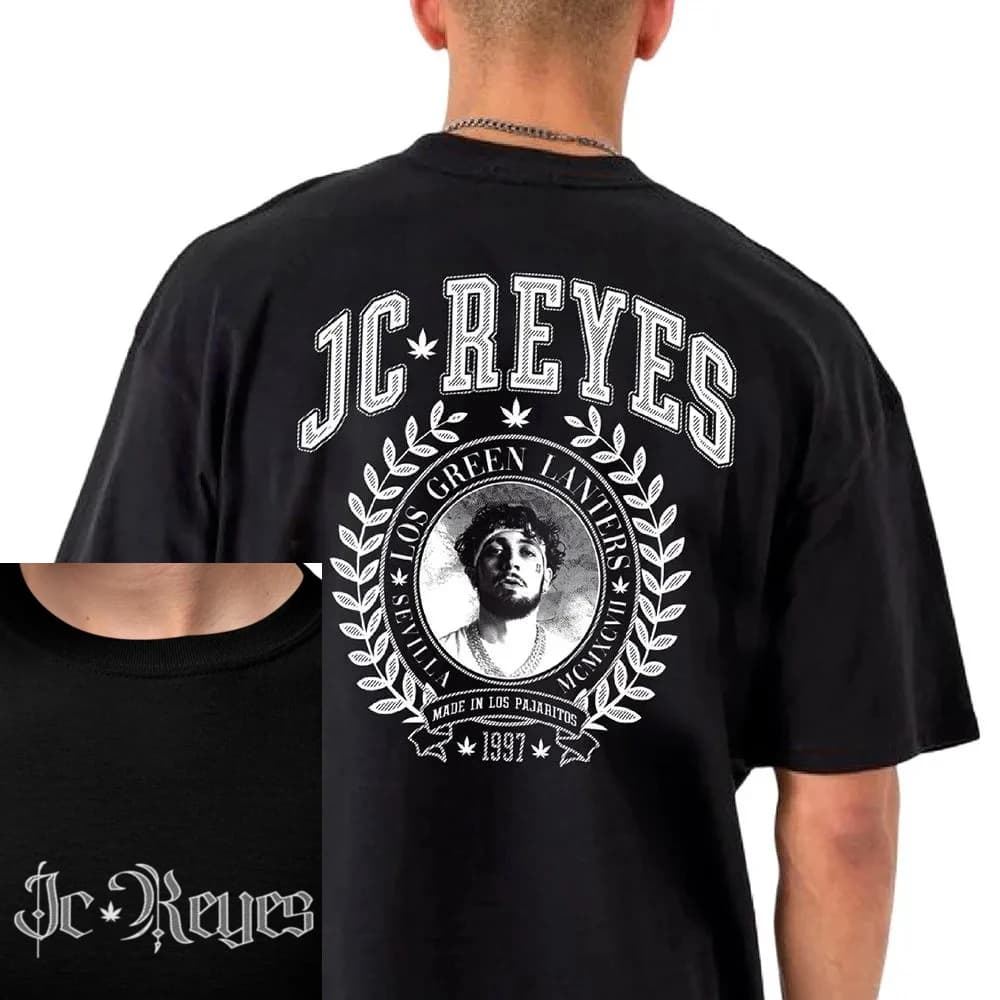 2025 Unseix Top Tee Rappeur Jc Reyes Album Tour Graphique T-shirts Hommes Femmes Hip Hop Mode T-shir