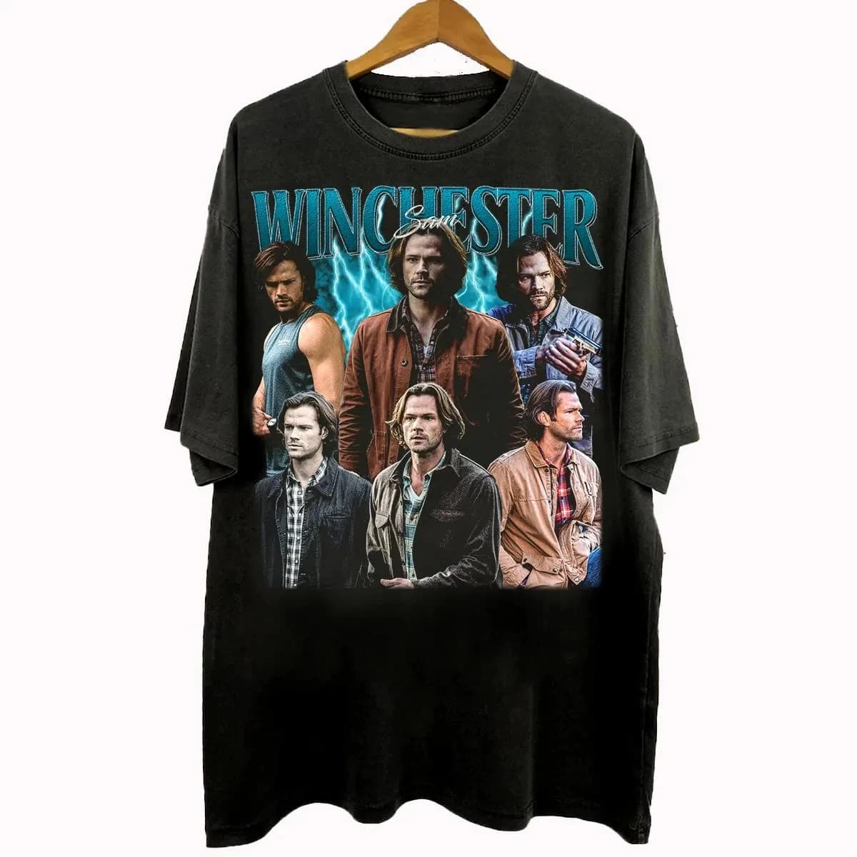 Vintage années 90 Style Bootleg Sam Winchester T-Shirt Sam Winchester cadeaux surnaturels pour homme