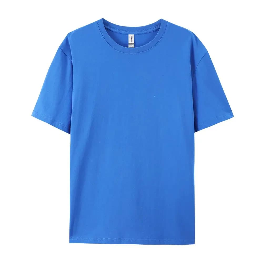 T-shirt pour homme de haute qualité, 100% coton, t-shirt pour homme et femme, couleur unie, vêtement