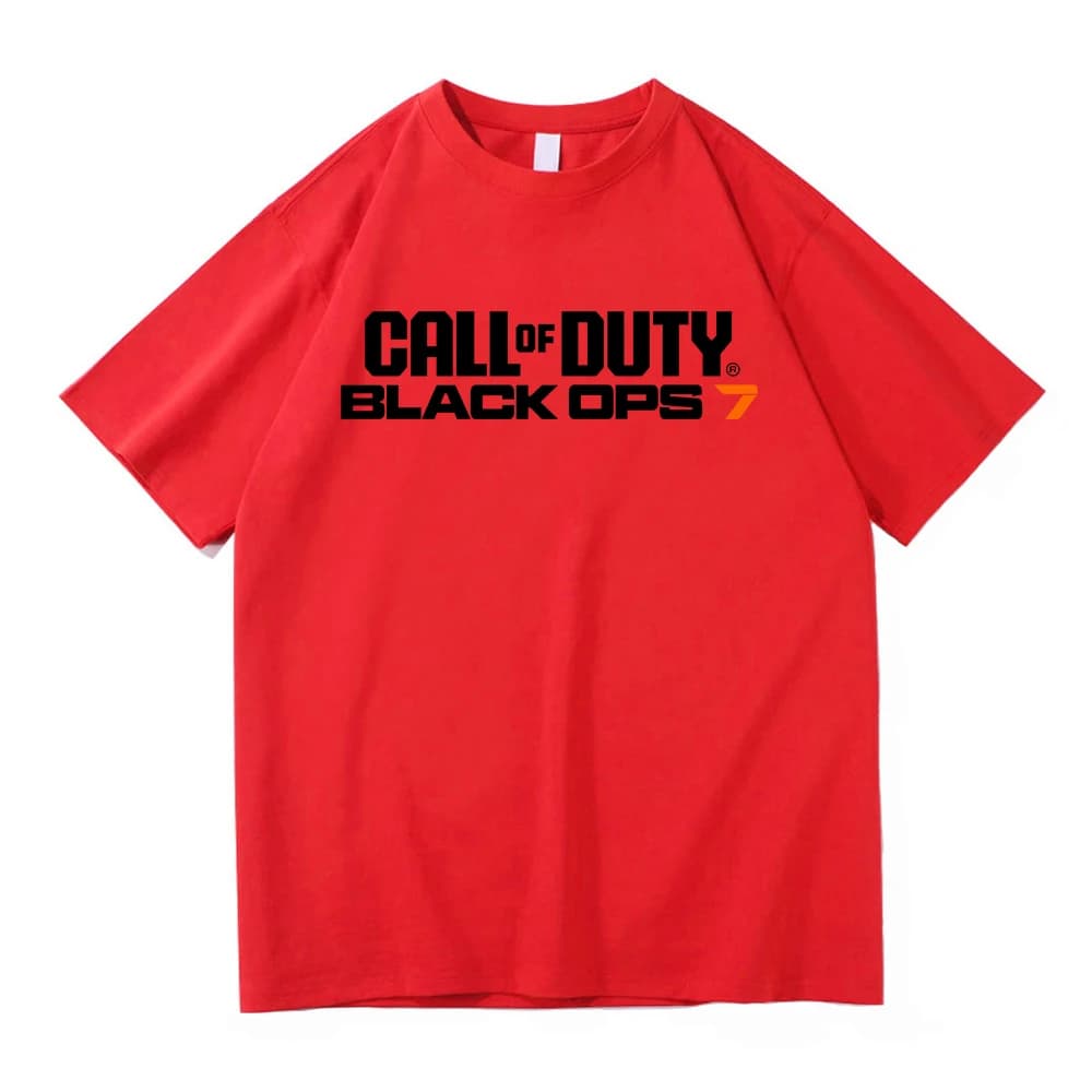 Call of Duty 7 T-Shirt mode chaude hommes/femmes Harajuku esthétique Vintage T-Shirt de haute qualit
