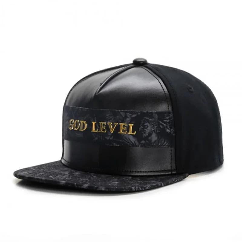 Casquette de Baseball en cuir de marque de luxe pour hommes femmes HipHop Knight Snapback chapeau Kp