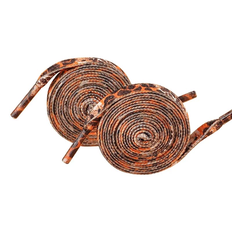 1 paire classique léopard Animal Patten impression lacet créatif unisexe baskets toile chaussure den