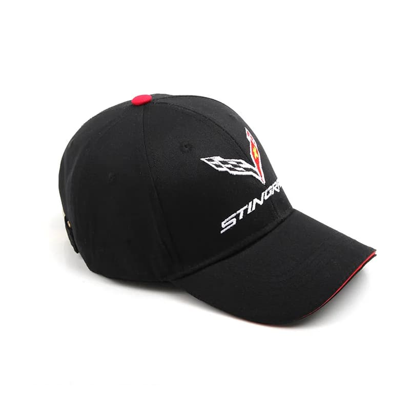 Casquette de baseball de course en coton brodée pour hommes, cadeau créatif, badge Corvette Stingray