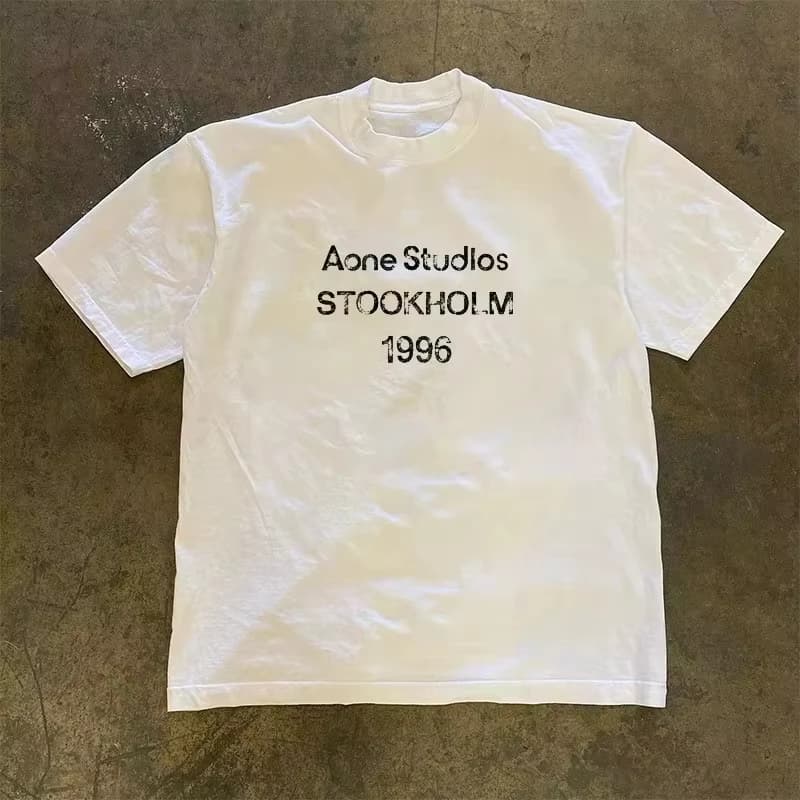 2025 automne hiver marque de luxe lettre impression hommes T-shirt de haute qualité pur coton unisex