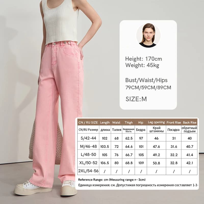 Jeans minimalistes pour femmes AMII, nouvelle collection automne 2025, pantalon droit rétro polyvale