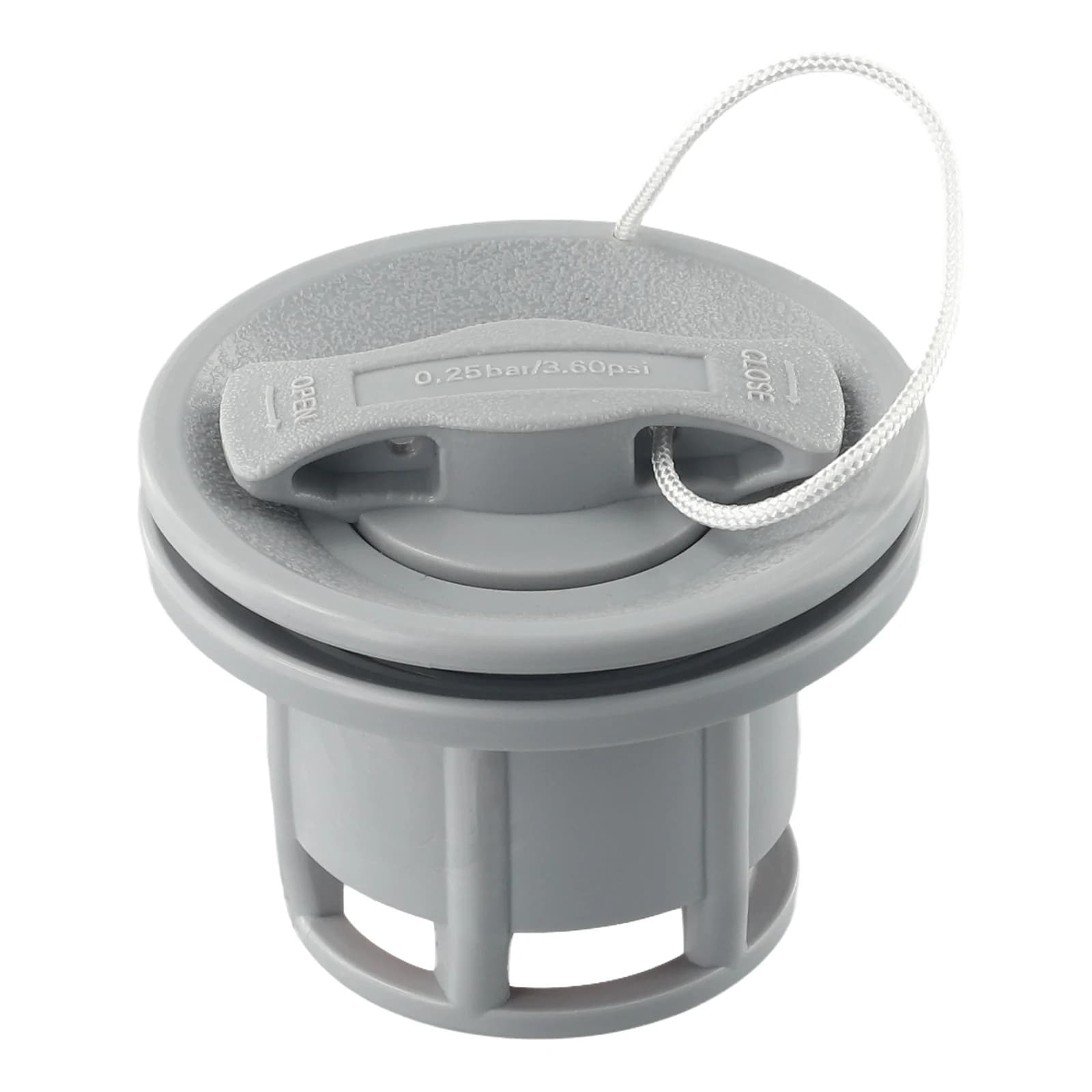 Valve d'air pour Lay Z Spa, 1 pièce, huit trous, gris, PVC haute pression, adapté aux kayaks, facile