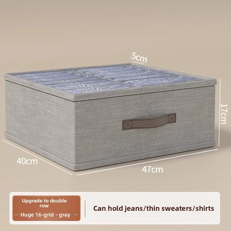 Boîte de rangement pour pantalons et jeans, placards, organisateur de vêtements, tiroirs, sous-vêtem