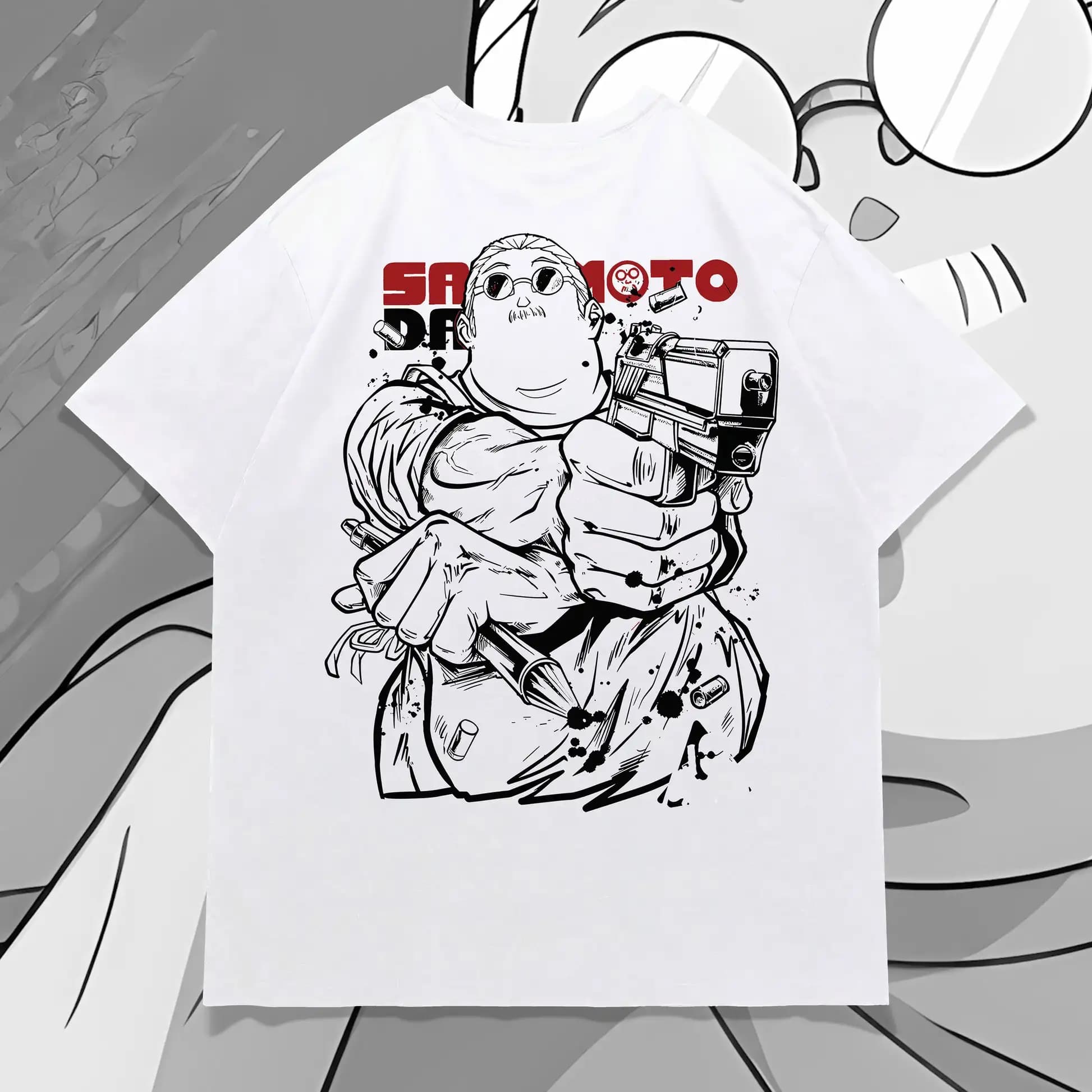 SAKAMOTO DAYS T-shirt pour amoureux de l'anime, vêtements de personnalité pour toute l'année, vêteme