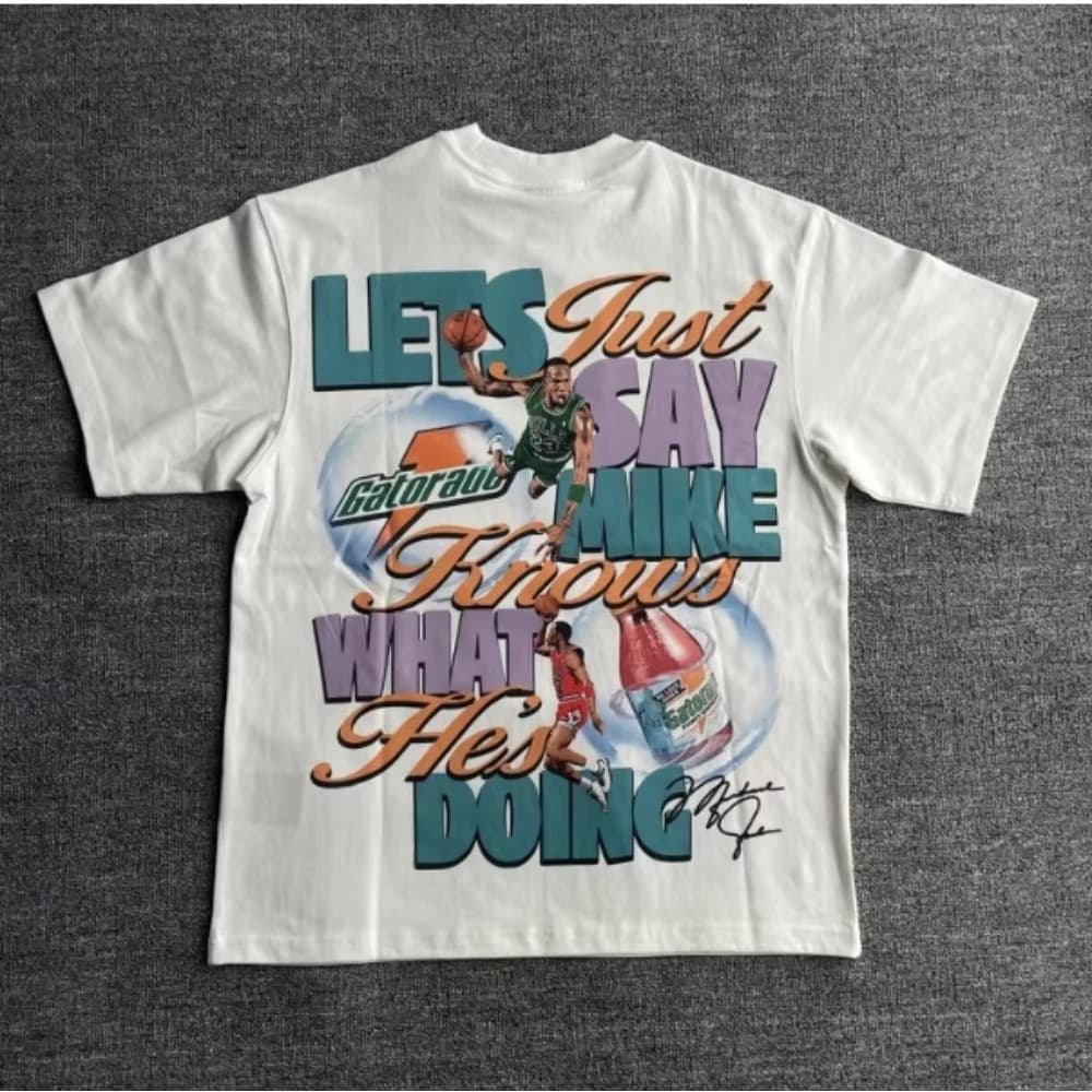T-Shirt Y2K pour hommes, graphique de basket-ball, rue Hip Hop Goth, été Y2K imprimé Harajuku, manch