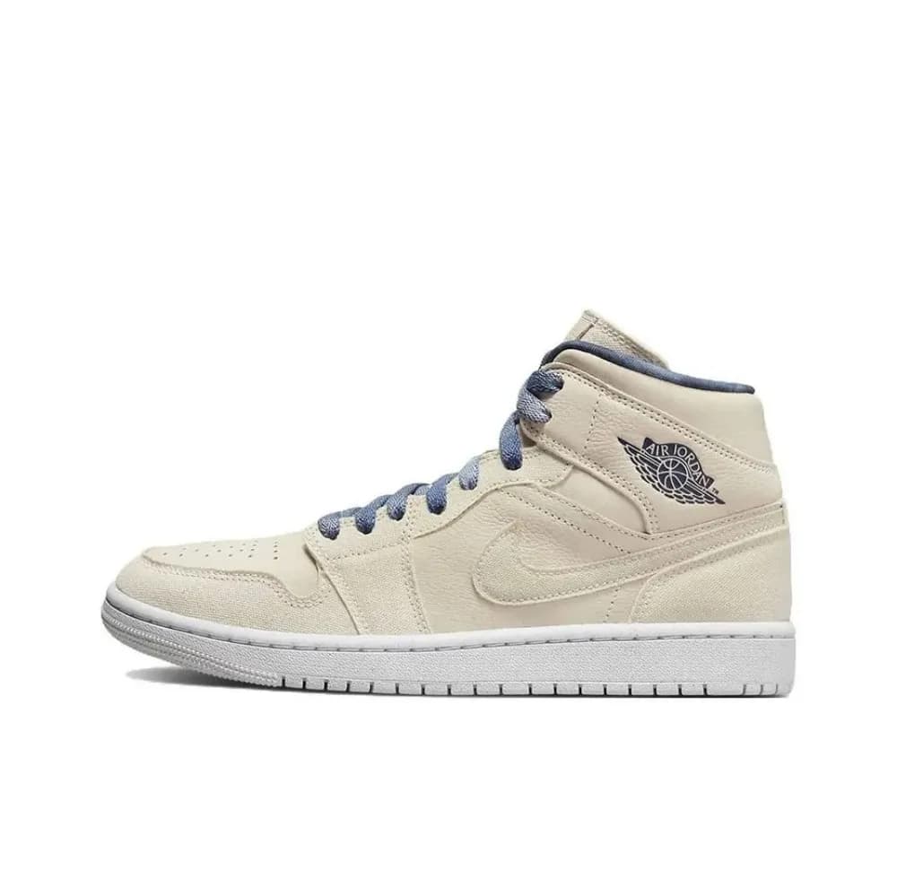Chaussure de basket Nike Air Jordan 1 Mid unisexe polyvalente pour plusieurs occasions, supportez et