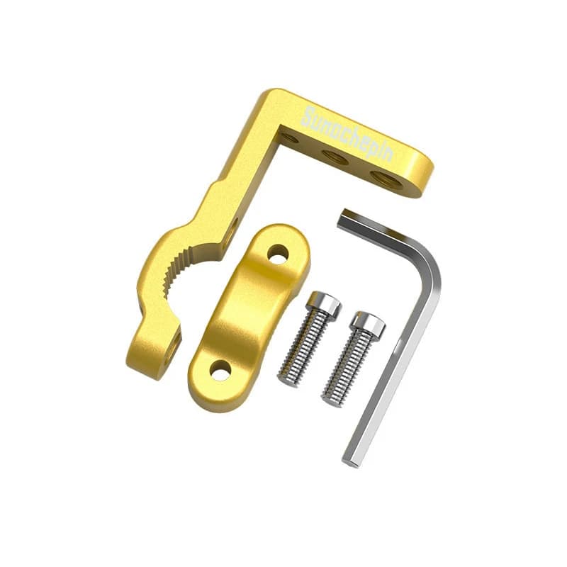 Support de guidon de moto en aluminium, support d'accessoires de moto pour accessoire supplémentaire