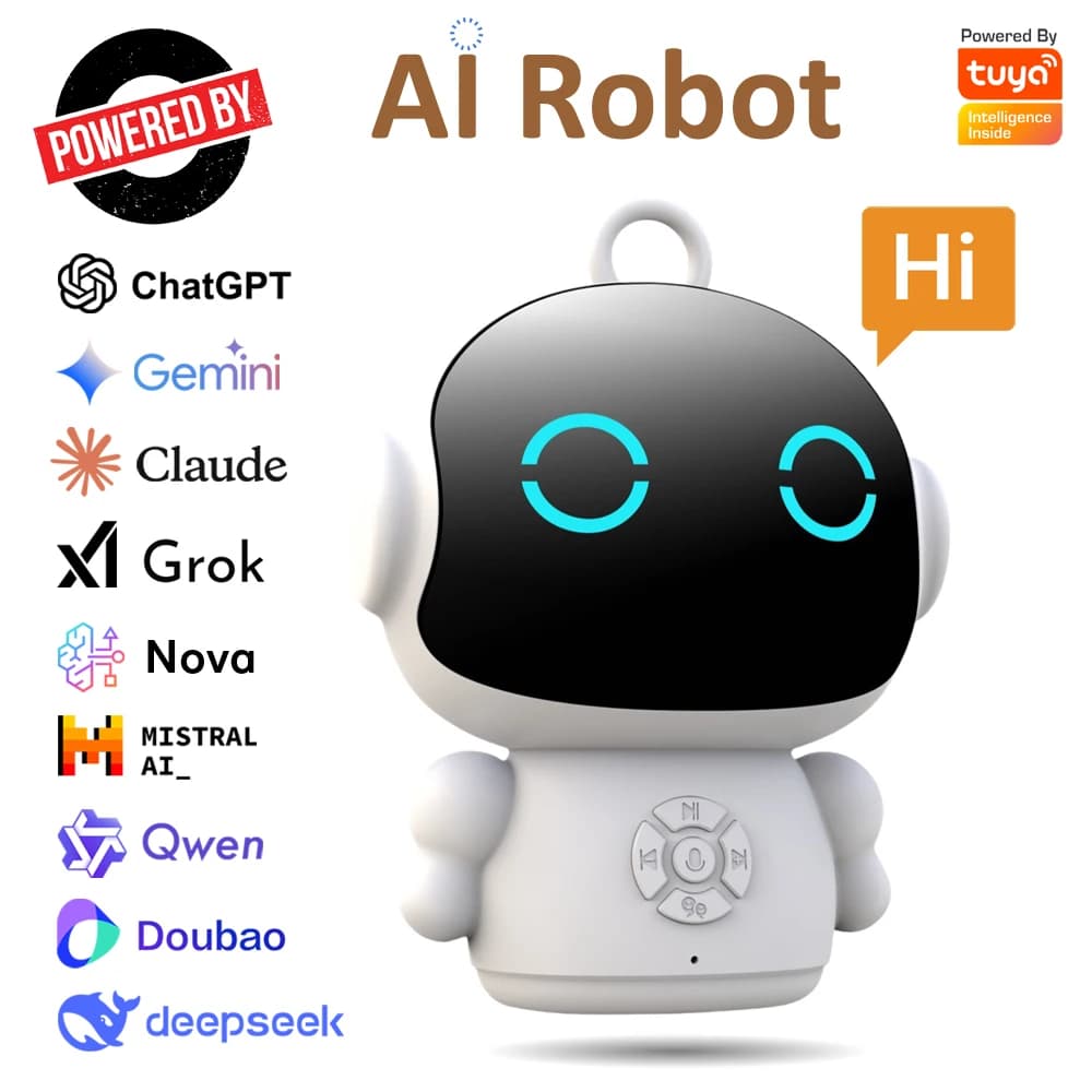 Robot intelligent IA WiFi, jouets éducatifs pour enfants, reconnaissance vocale et machine d'apprent