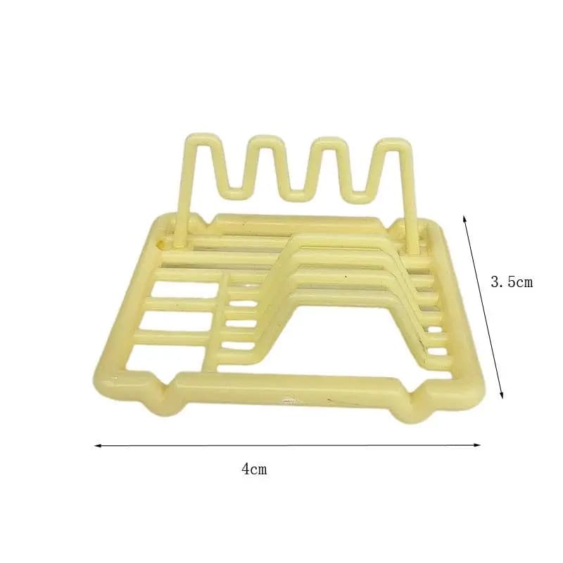 Accessoires de cuisine pour maison de poupée, modèle de support à vaisselle Miniature 1:12 pour Micr