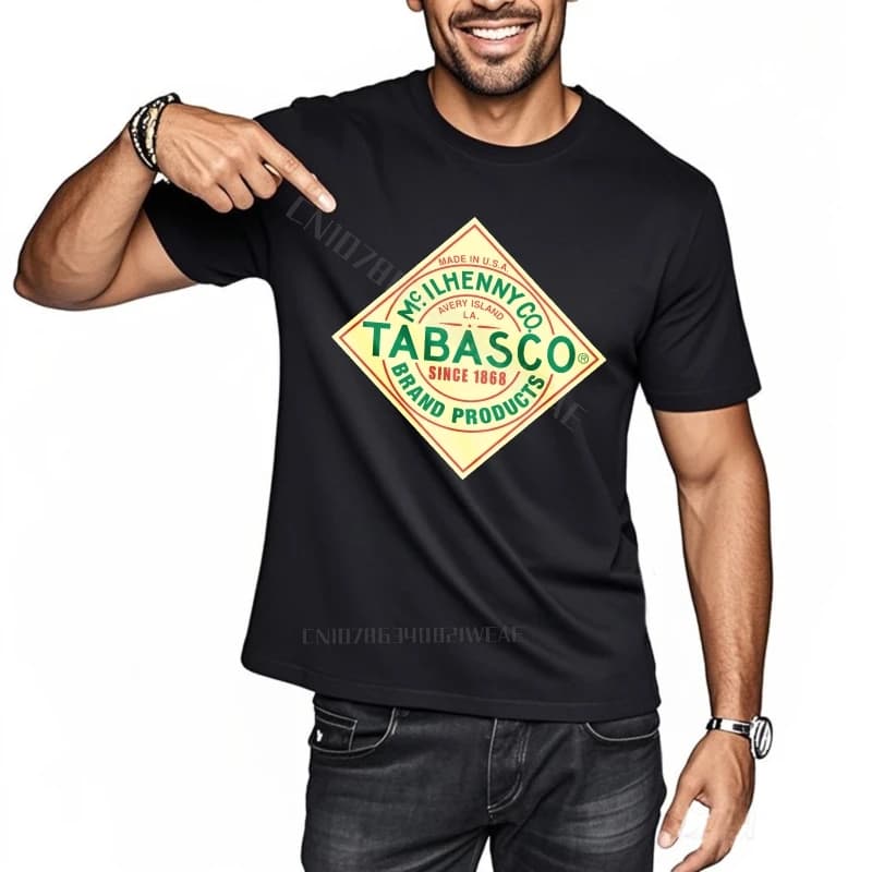 Haut d'été vêtements quotidiens mode T-shirt Tabasco marque produits Logo confortable Streetwear t-s