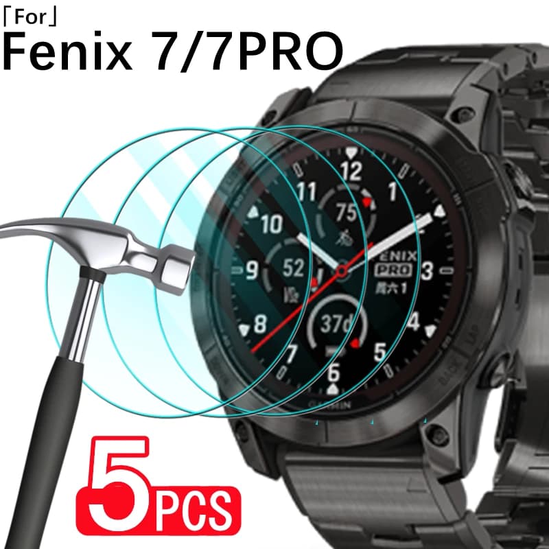 Film de protection d'écran de montre HD anti-rayures, verre guatémaltèque, accessoires pour Garmin F